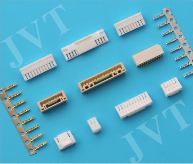 AWG 2630 Circuit Board Pin Connectors 1.25mm Pitch with 10MΩ Max Contact Resistance
