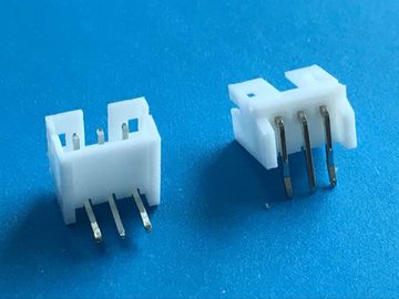 China Pcb Socket Connector Through Hole 3 Pin Right Angle Connector Shrouded Header Type factory