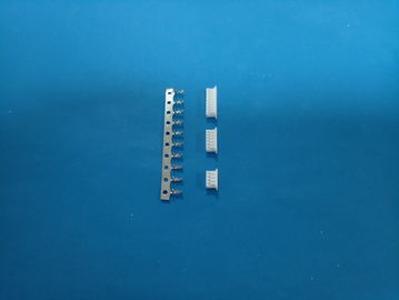 China Tin Plated White Color Electrical Pin Connectors , Small 4 Pin Connector factory