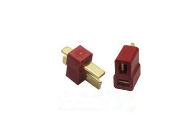 Male / Female Deans T Connector , 7A AC/ DC 2 Poles Power T Plug Connector