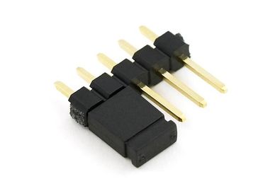 2.54 mm Pitch Mini Jumper Connector 200V AC/DC Rating Current with Brass Contact Material