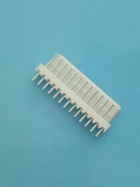 2.54mm Pitch Solder Circuit Board Pin Connectors Vertical Type White Color