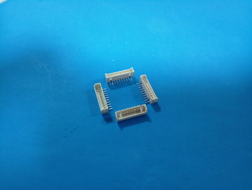 1.25mm Pitch Shrouded Header Connector , 2 Pin - 16 Pin Right Angle Wire Connectors Vertical