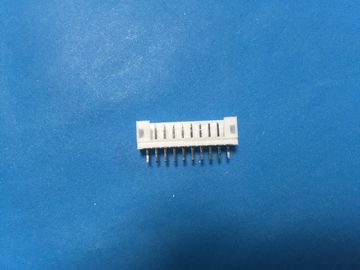 Straight  Angle Dip Type Pcb Mount Connector , Wafer 3 Pin Pcb Connector White Color