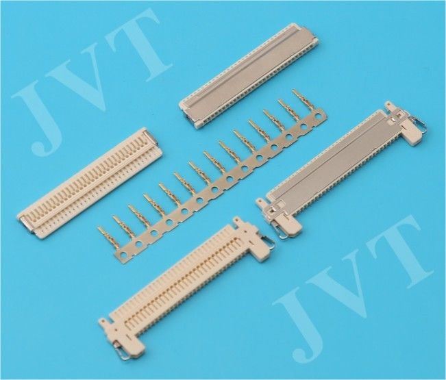 FI-X Series Nylon 46 UL94V-0 Beige 1.0mm 30 Pin LVDS Connectors for Thin LCD Interface