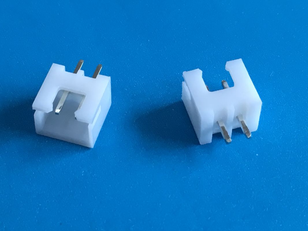 JVT 2.5mm Pitch Wafer for PCB Board Electrical Connectors With Two Pins in White Color