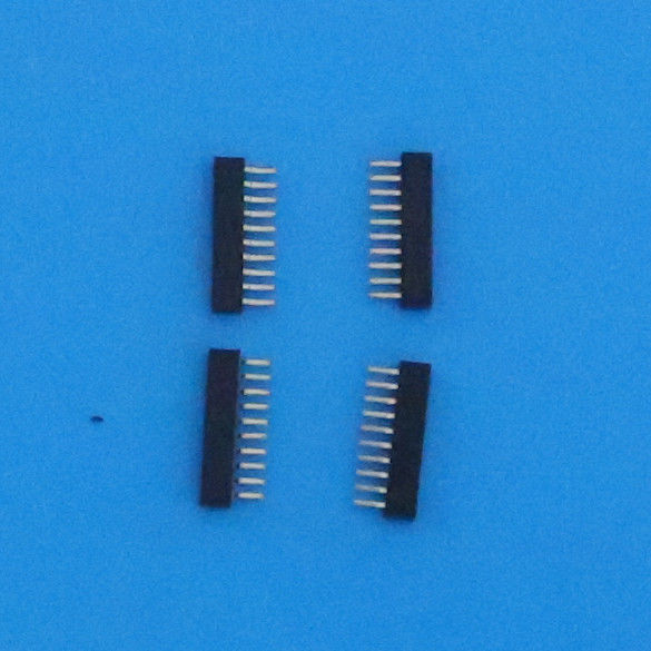 Industrial 10 Pin Header Connector , 2.0mm Pitch Single Row Electrical Pin Connectors