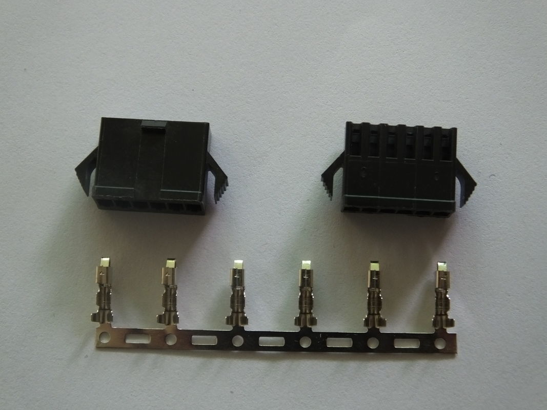 Nylon 66 UL94V-0 Housing Power Supply Connectors for AWG #18 - 22 Applicable Wire