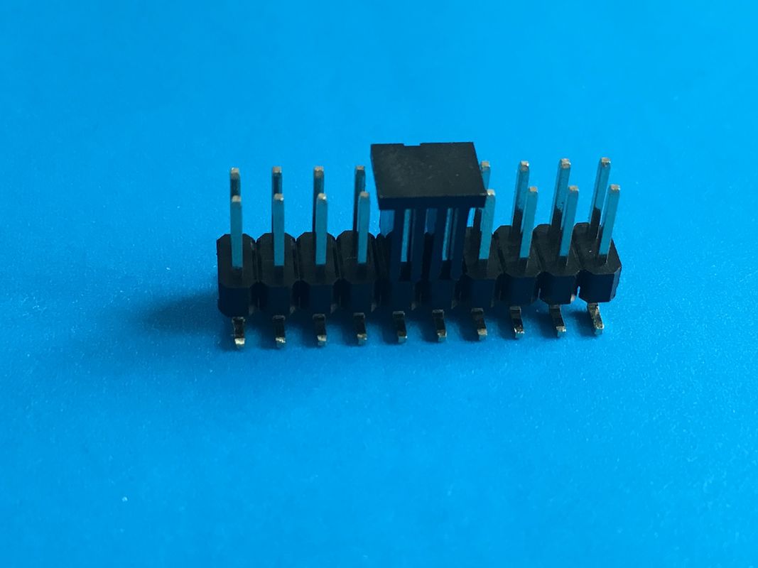 Straight Angle 10 Pin SMT Header Connector with 3A AC/DC Rating Current 20MΩ Max 1000MΩ