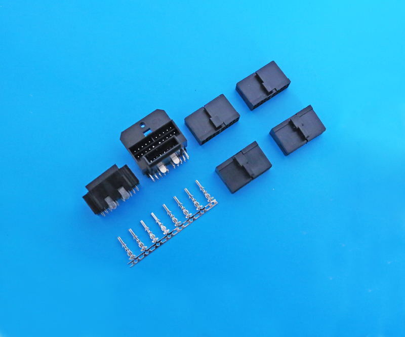 20 Pin Automotive Connectors Dual Row Nylon 66 UL 94V-0 JVT 2368HNO-2X10