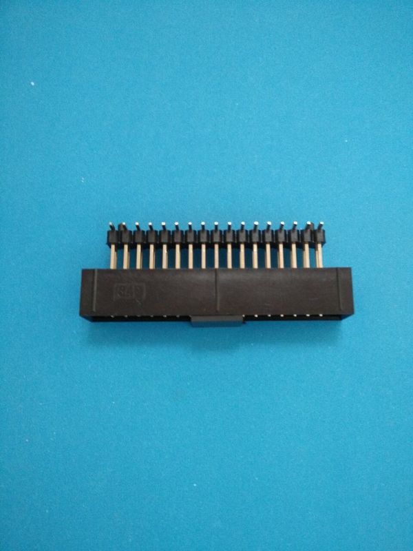 SMD Brass / Tin Plated Pin Header Connector , Right Angle 2.54mm Pitch Male And Female Connector