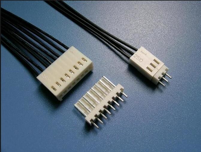 2.54mm 2510 Wire to Board Connector  wire  harness assembly / 4 pin connectors , UL certificated
