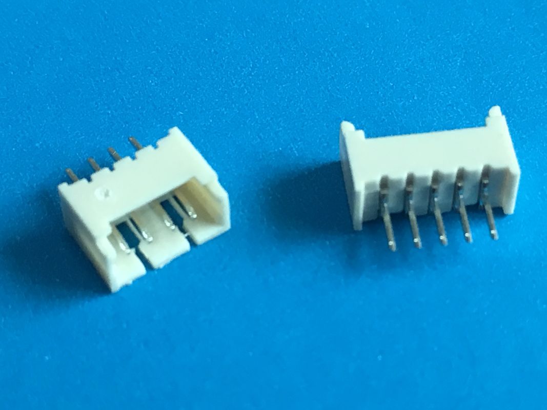 2 - 14 Pin PCB Shrouded Header Connector 1.25mm Pitch 3A AC / DC ISO Approval