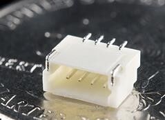 1.0 Mm Horizontal - 4 Pin SMD  Right Angle Header Connector For Pcb Board