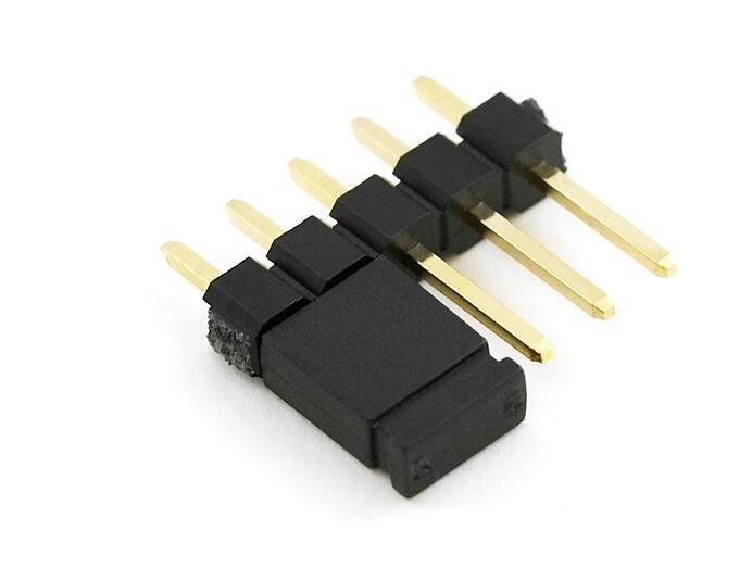 2.54 mm Pitch 5 Pin Straight Pin Header Connector With Mini Jumper