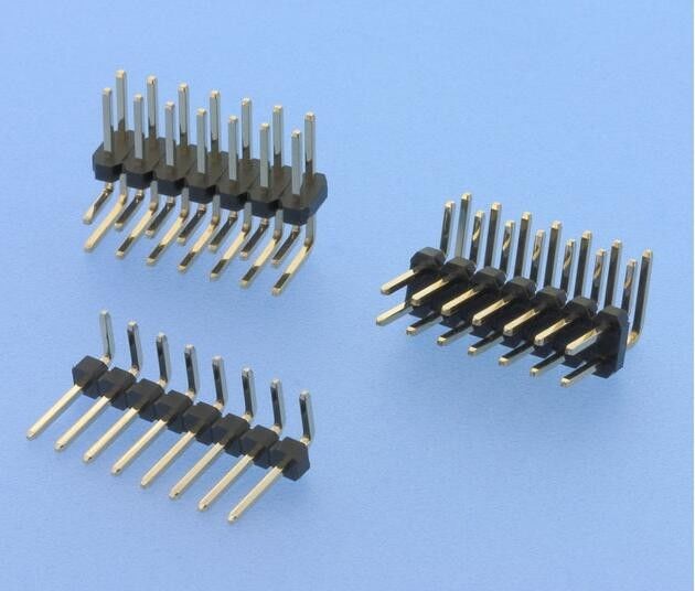 Gold Flash Plated JVT Electrical Pin Connectors For Pin Headers 1.5mm Body