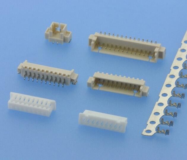 1.25mm Pitch Connector SMT Friction Lock Headers / Crimp Housings JVT 1146H Series