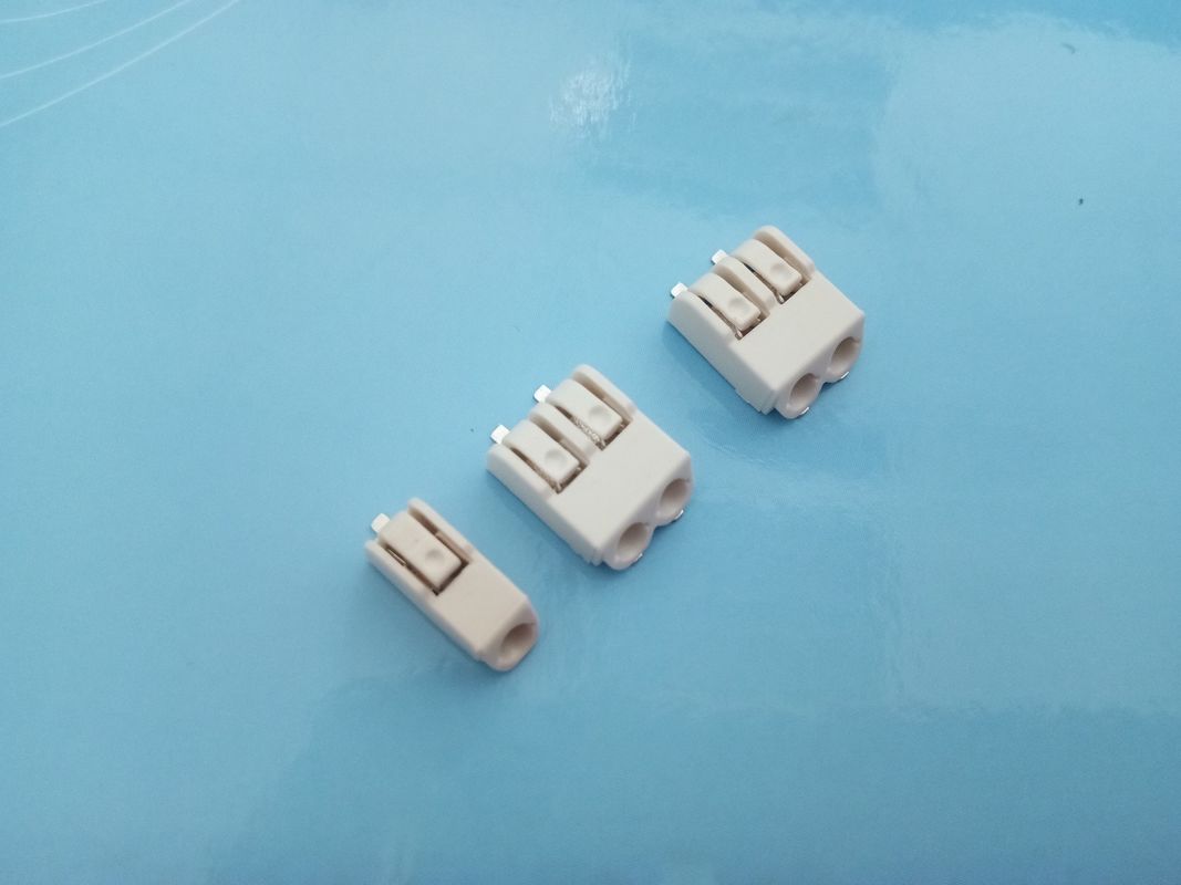 01 / 02 / 03 Pole SMD LED Connectors 4.0mm Pitch Terminal Block Connector Tin Plated