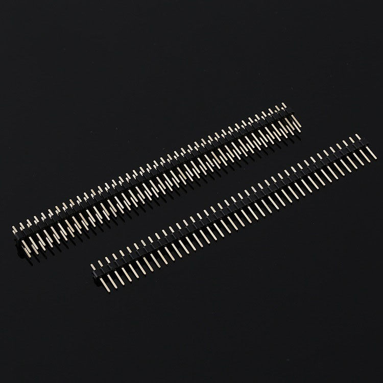Dual Row / Single Row DIP Pin Header PCB Electrical Pin Connectors Pitch 2.54mm