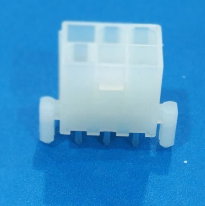 4.2mm pitch PCB Board Connector 6 Pin With Post Through Hole 2Amp