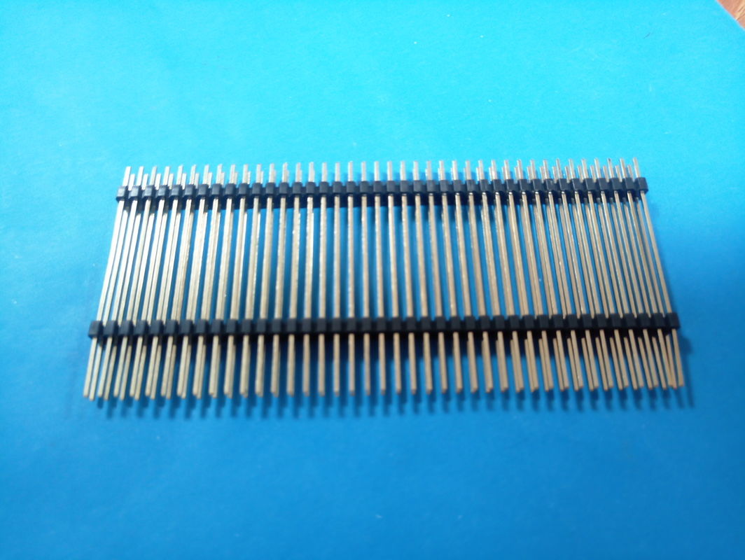 2.54mm-2np Double Row Faller Pin Header Connector  H: 2.5mm  L :45.5mm ,DIP