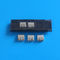 China Brown 3 Pin Triple Pole SMD LED Connectors 4.0mm Pitch with PA66 UL94V-0 Housing exporter