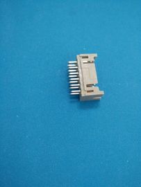 China Dual Row PCB Shrouded Header Connectors Straight - Angle Wafer DIP 180 2 X 3 Poles distributor