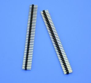 China JVT 2.0mm Pitch PCB Pin Header Connector Single Row Vertical Type 40 Poles Gold Plated factory