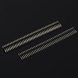 China Dual Row / Single Row DIP Pin Header PCB Electrical Pin Connectors Pitch 2.54mm factory